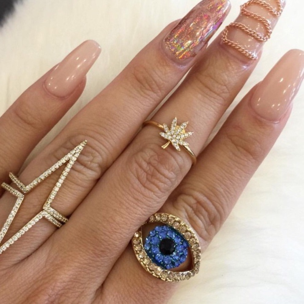 Evil eye ring